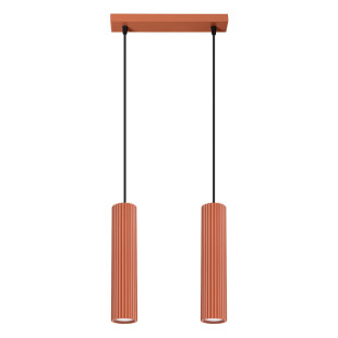Lampa wisząca Karbon 2 tuby | Sollux - Ochrona 5 lat