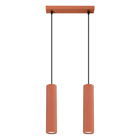 Lampa wisząca Karbon 2 tuby | Sollux - Ochrona 5 lat