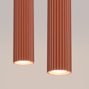 Lampa wisząca Karbon 2 tuby | Sollux - Ochrona 5 lat