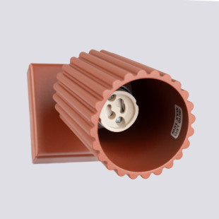 Kinkiet Ryflowany Karbon Sollux | Ochrona IP20, GU10