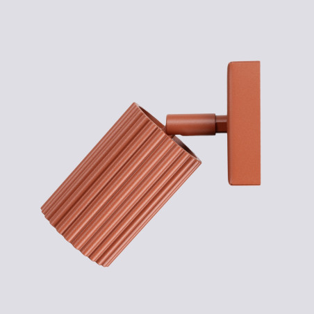 Kinkiet Ryflowany Karbon Sollux | Ochrona IP20, GU10