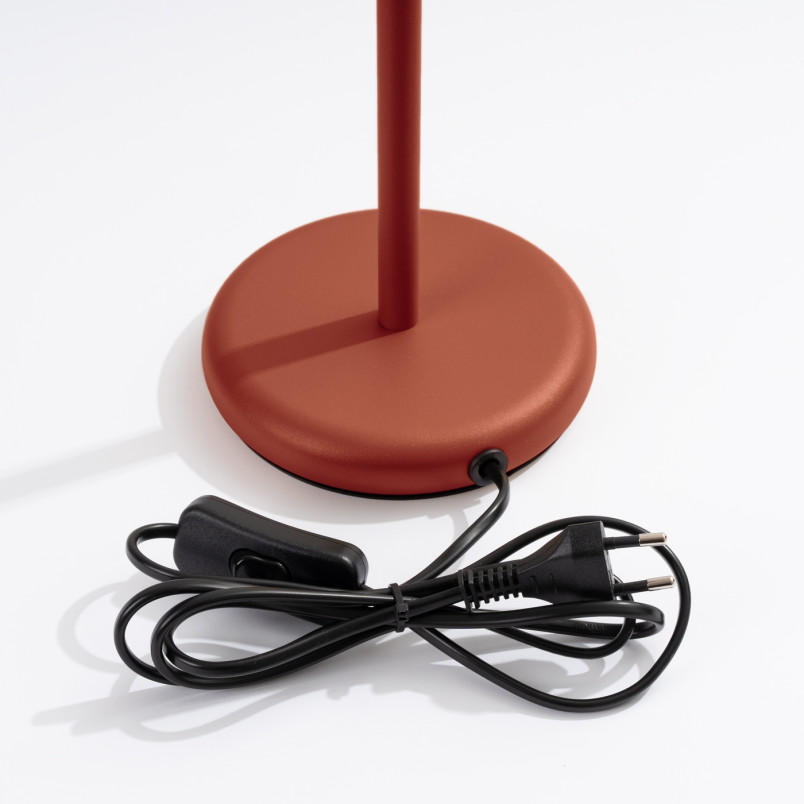 Lampa biurkowa Karbon - Sollux, ochra czerwona | Sklep z lampami