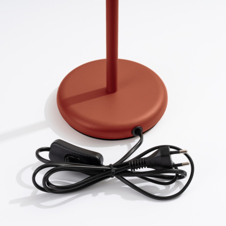 Lampa biurkowa Karbon - Sollux, ochra czerwona | Sklep z lampami