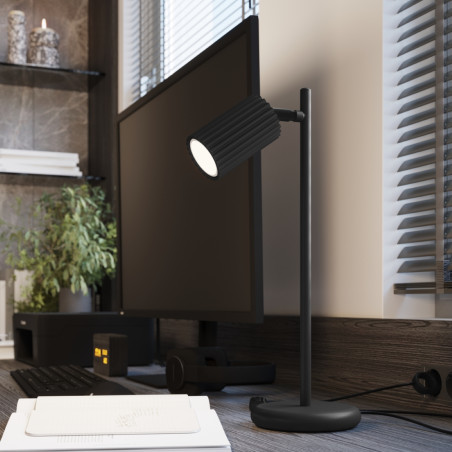 Kinkiet Karbon czarny Sollux | Nowoczesny design