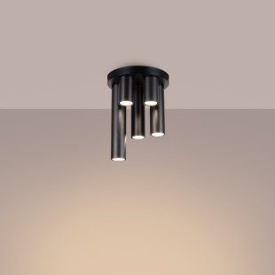 Plafon 5 punktowy Lagos Sollux | Czarny, Metal | Kup Teraz