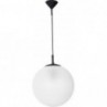 Stylowa Lampa wisząca szklana kula Globus 30 biały mat Aldex do kuchni