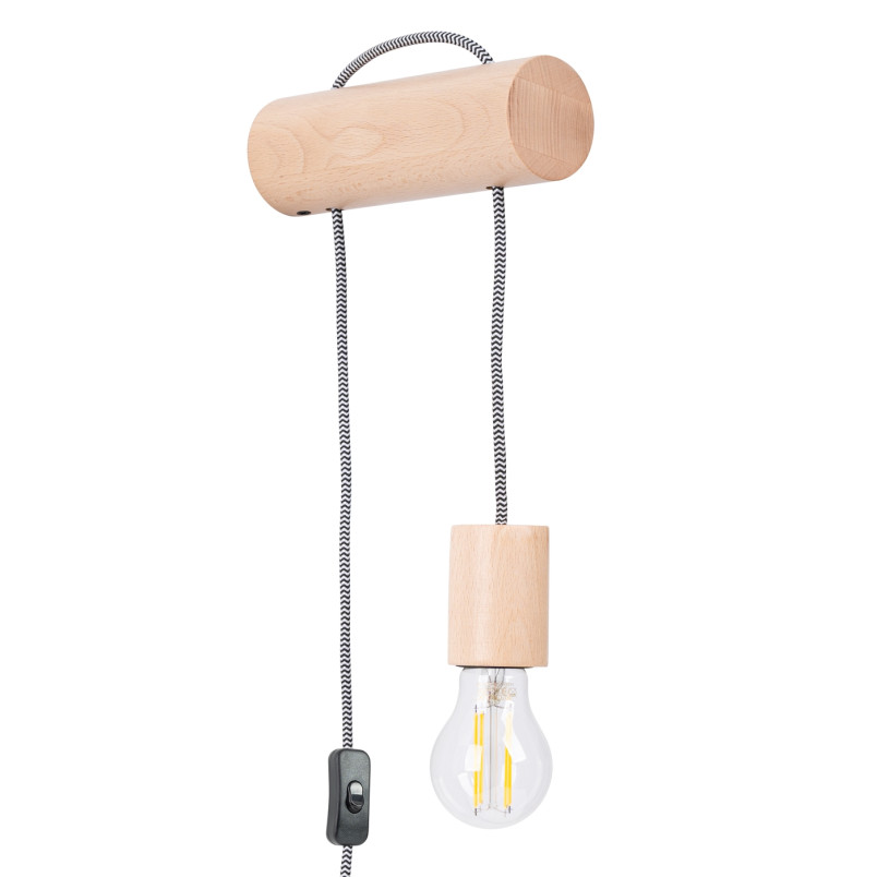 Kinkiet drewniany Nimbi Sollux | Skandynawski design