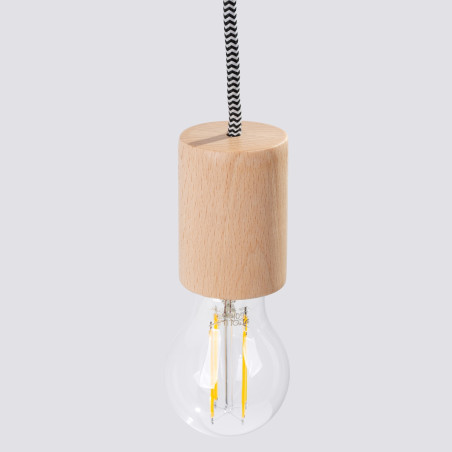 Kinkiet drewniany Nimbi Sollux | Skandynawski design