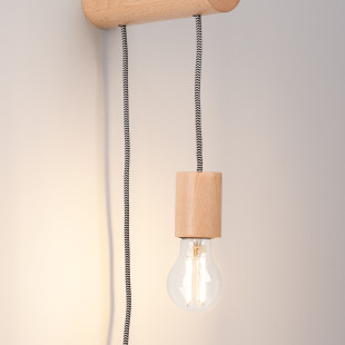 Kinkiet drewniany Nimbi Sollux | Skandynawski design