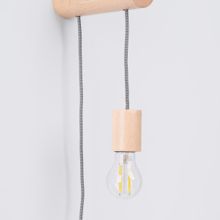 Kinkiet drewniany Nimbi Sollux | Skandynawski design