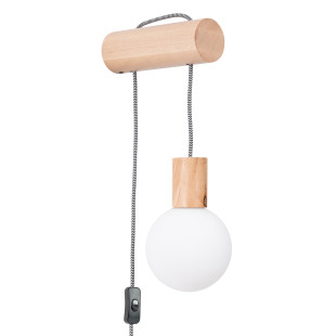 Kinkiet drewniany Nimbi Sollux | Skandynawski design