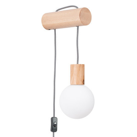 Kinkiet drewniany Nimbi Sollux | Skandynawski design