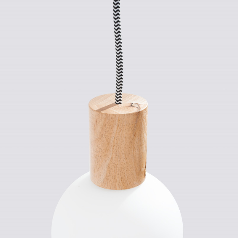 Kinkiet drewniany Nimbi Sollux | Skandynawski design