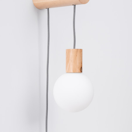 Kinkiet drewniany Nimbi Sollux | Skandynawski design