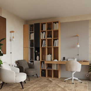Kinkiet drewniany Nimbi Sollux | Skandynawski design
