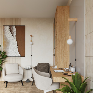 Kinkiet drewniany Nimbi Sollux | Skandynawski design