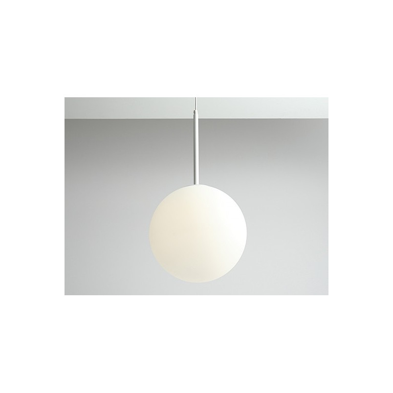 Lampa wisząca szklana kula Bosso 30cm biała Aldex | Sklep z lampami