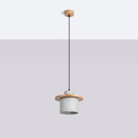 Lampa Betonowa Mab Sollux | Loftowa, Szara 22cm | Kup Online