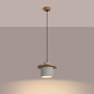 Lampa Betonowa Mab Sollux | Loftowa, Szara 22cm | Kup Online