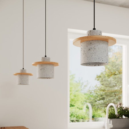 Lampa Betonowa Mab Sollux | Loftowa, Szara 22cm | Kup Online