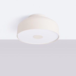 Plafon okrągły Sollux Omiq 30cm beżowy - Nowoczesny design