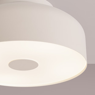 Plafon okrągły Sollux Omiq 30cm beżowy - Nowoczesny design