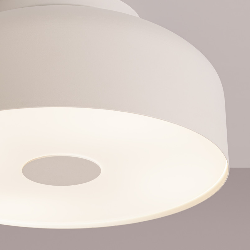 Plafon okrągły Sollux Omiq 30cm beżowy - Nowoczesny design