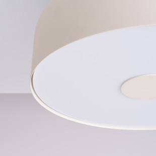 Plafon okrągły Sollux Omiq 30cm beżowy - Nowoczesny design