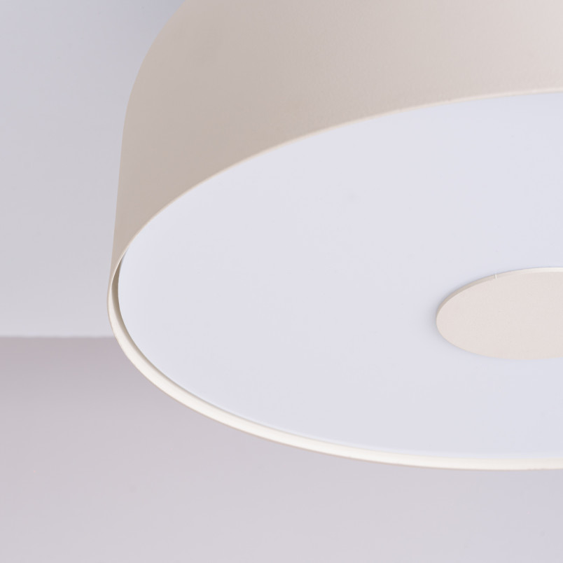 Plafon okrągły Sollux Omiq 30cm beżowy - Nowoczesny design