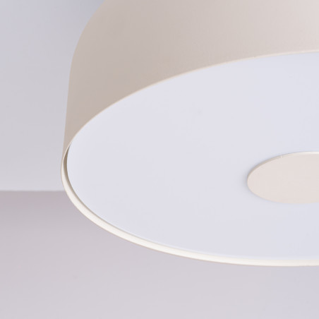 Plafon okrągły Sollux Omiq 30cm beżowy - Nowoczesny design