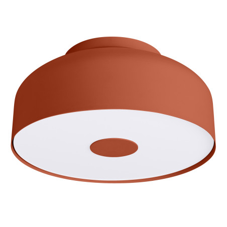 Plafon okrągły Sollux Omiq 30cm - Ochra Czerwona | Nowoczesny Design