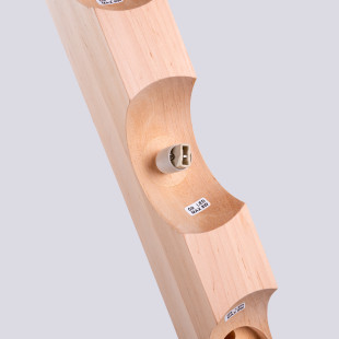 Plafon drewniany Bulbo Sollux | 63cm | Naturalne drewno
