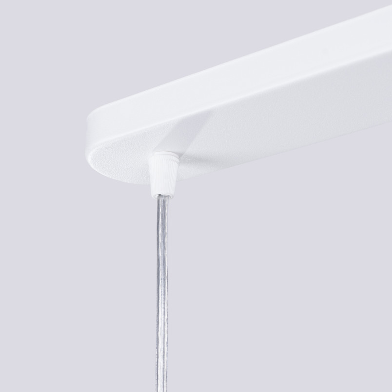 Lampa wisząca 2 punktowa Lami biała Sollux | Nowoczesny design