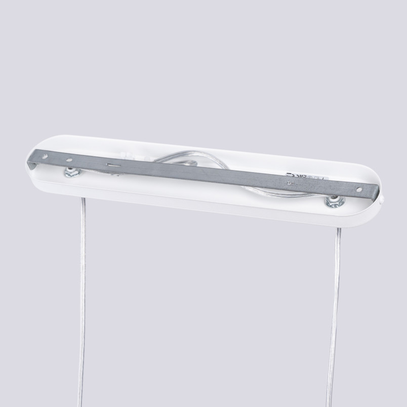 Lampa wisząca 2 punktowa Lami biała Sollux | Nowoczesny design