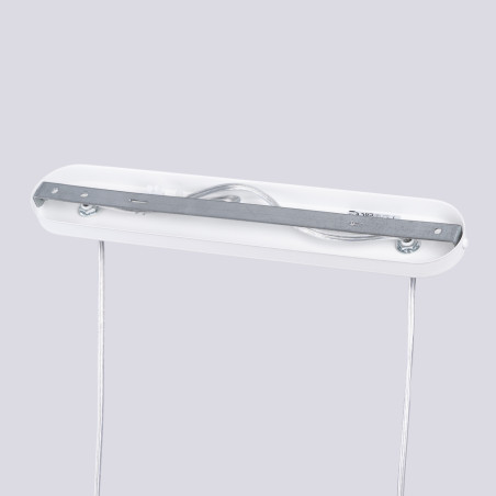 Lampa wisząca 2 punktowa Lami biała Sollux | Nowoczesny design