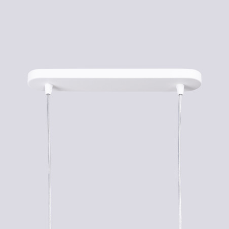 Lampa wisząca 2 punktowa Lami biała Sollux | Nowoczesny design