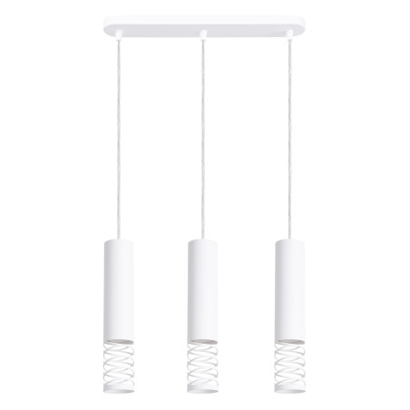 Lampa wisząca 3 punktowa Lami biała Sollux - Nowoczesny design