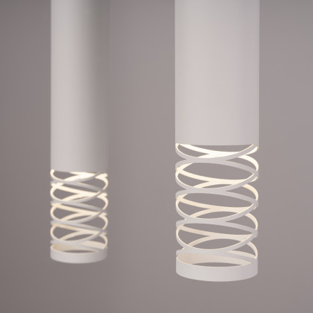 Lampa wisząca 3 punktowa Lami biała Sollux - Nowoczesny design