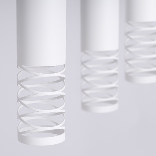 Lampa wisząca 3 punktowa Lami biała Sollux - Nowoczesny design