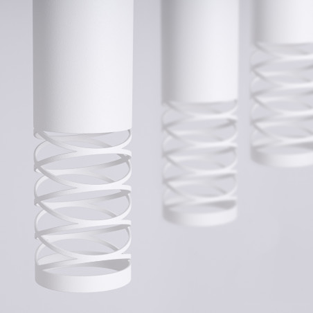 Lampa wisząca 3 punktowa Lami biała Sollux - Nowoczesny design