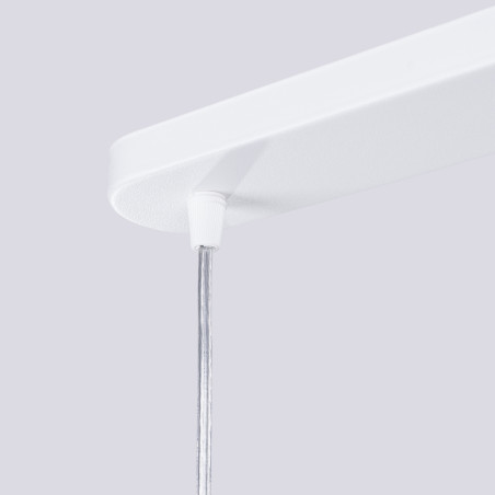 Lampa wisząca 3 punktowa Lami biała Sollux - Nowoczesny design