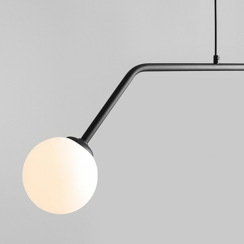 Lampa wisząca 2 kule Pure Black | Aldex | Sklep z lampami