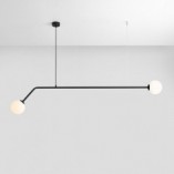 Lampa wisząca 2 kule Pure Black | Aldex | Sklep z lampami