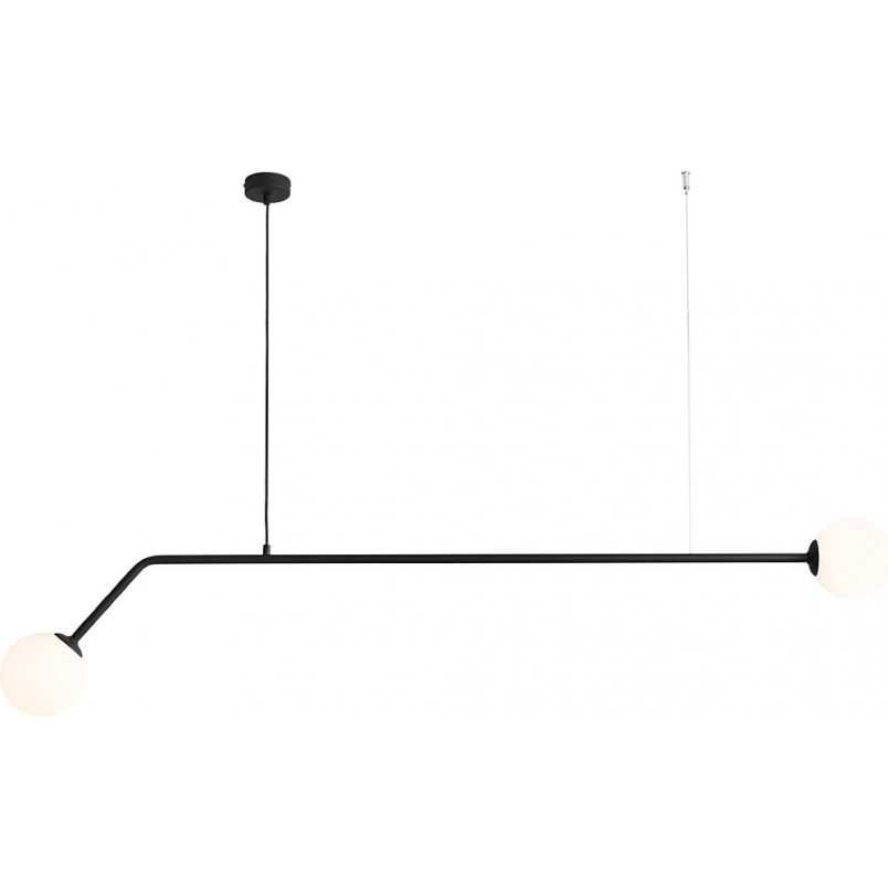 Lampa wisząca 2 kule Pure Black | Aldex | Sklep z lampami