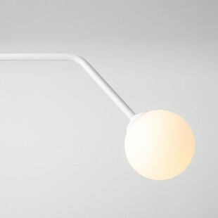 Lampa wisząca biała Aldex Pure White - 2 kule szklane | Sklep z lampami