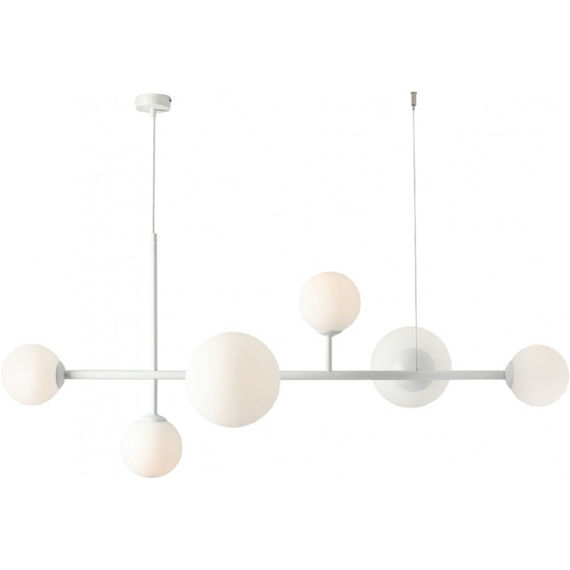 Lampa wisząca Dione VI biała Aldex - nowoczesny design