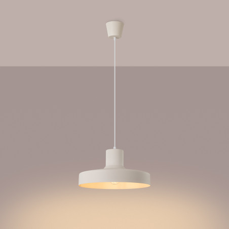 Lampa wisząca loft Bilo beżowa | Sollux - Oświetlenie