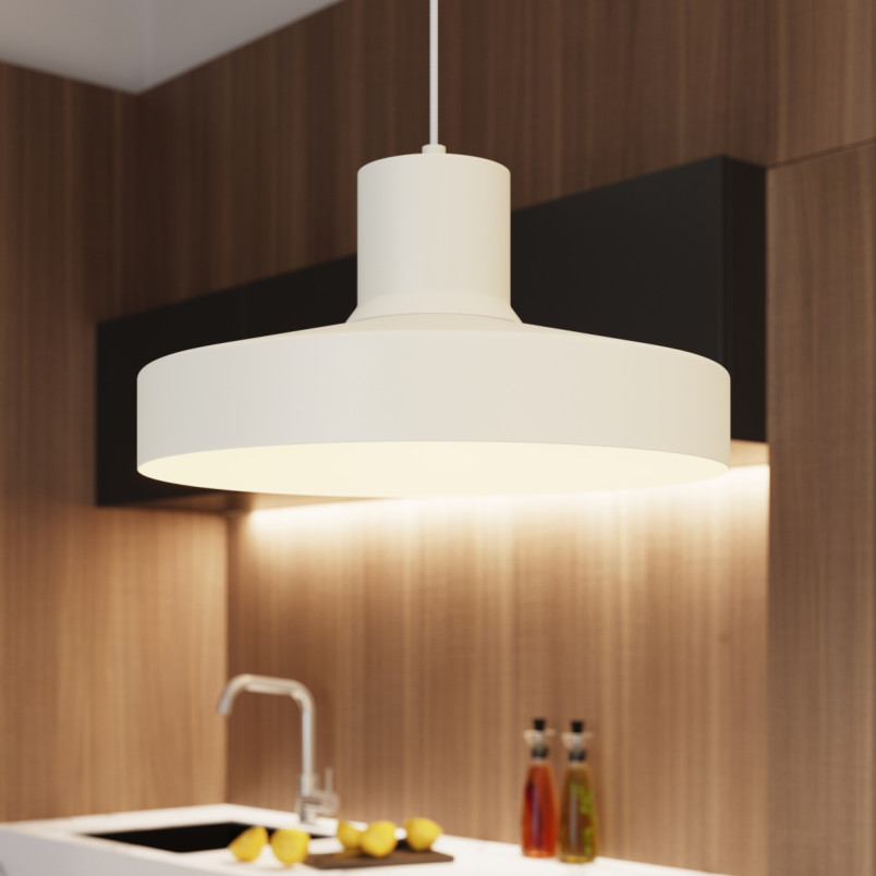 Lampa wisząca loft Bilo beżowa | Sollux - Oświetlenie