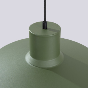 Lampa wisząca loft Bilo zielona | Sollux - Nowoczesny design