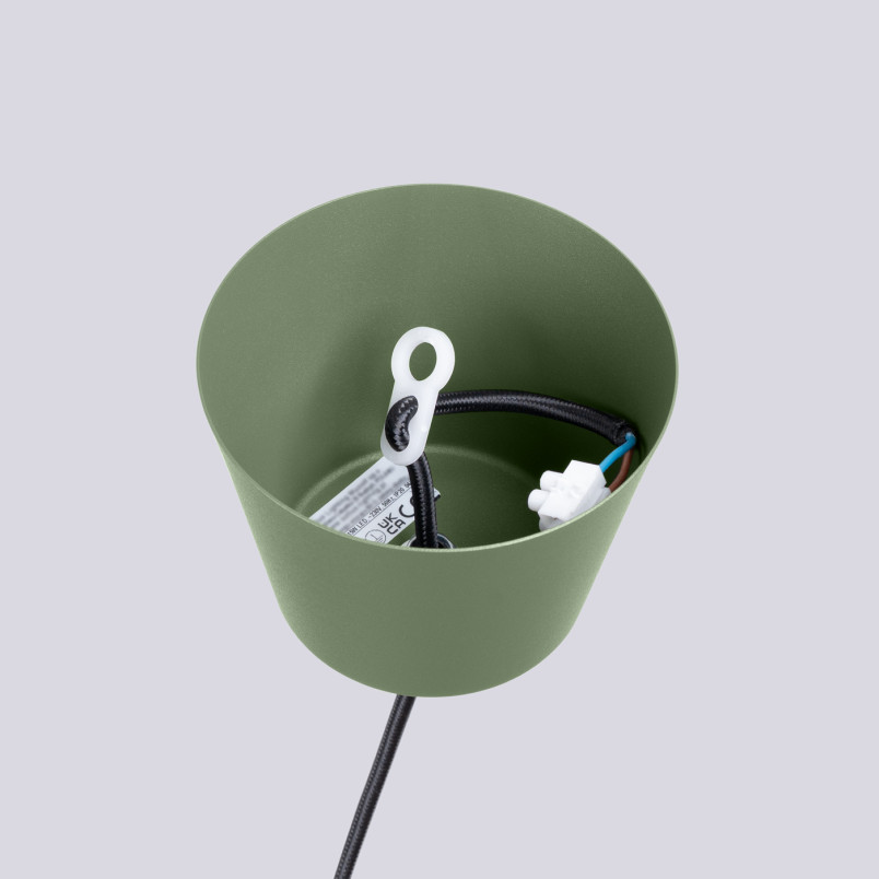 Lampa wisząca loft Bilo zielona | Sollux - Nowoczesny design